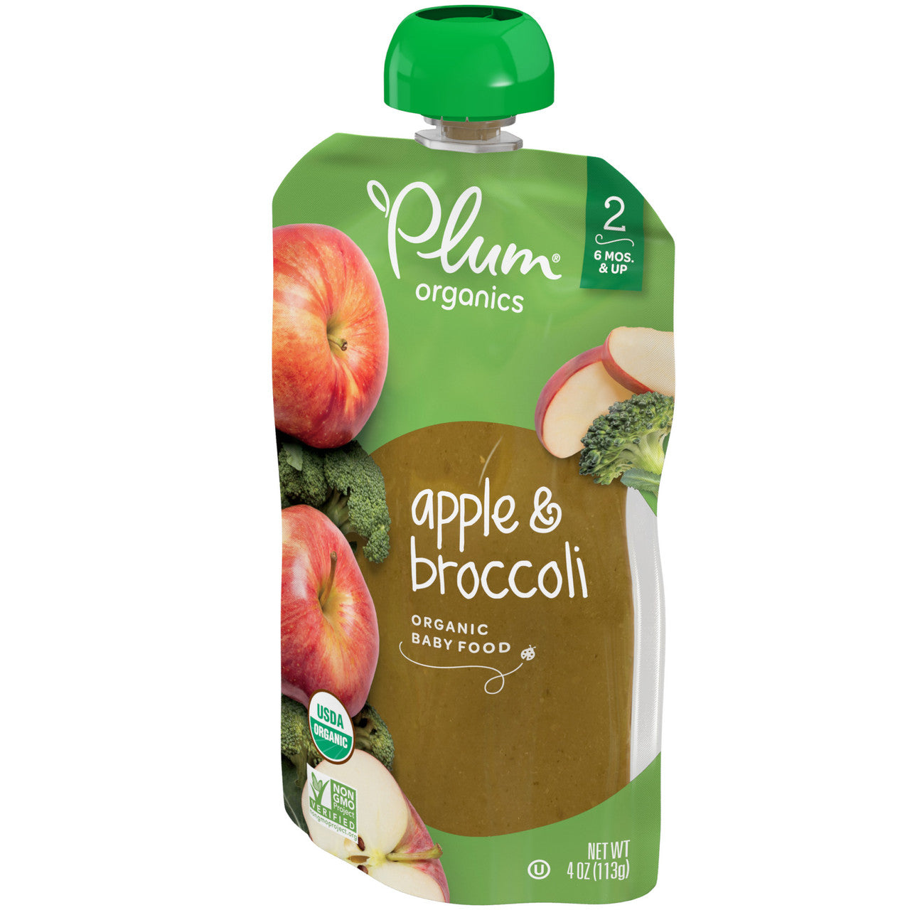 Plum Organics  Plum Broccoli/Apple (6X4 OZ)