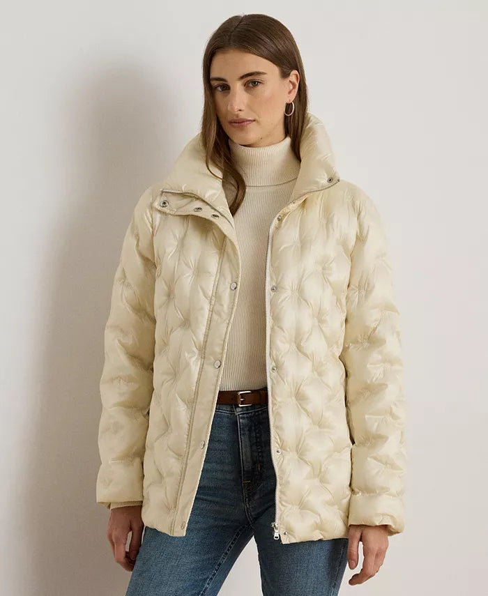 Women'S Embroidered Puffer Coat