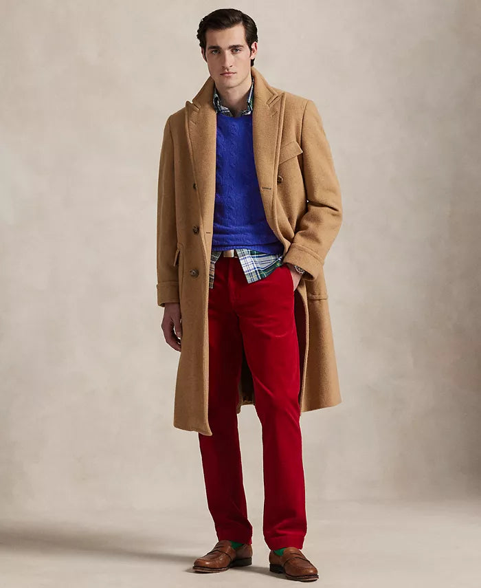 Men'S Wool-Cashmere Cable-Knit Sweater