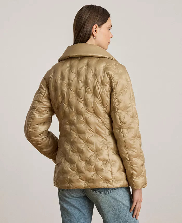 Women'S Embroidered Puffer Coat