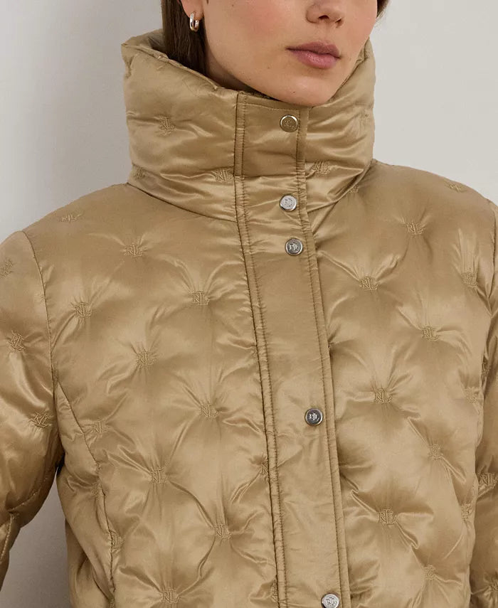 Women'S Embroidered Puffer Coat
