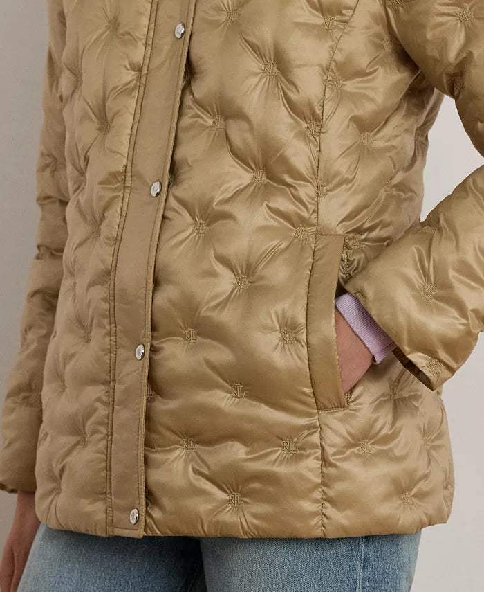 Women'S Embroidered Puffer Coat