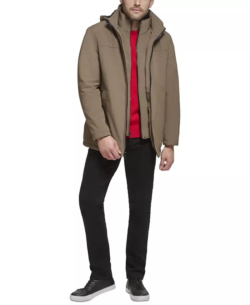 Mens Infinite Stretch Jacket with Polar Fleece Lined Bib