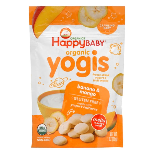 Happy Baby Banana Mango Yogurt Melts (8x1 Oz)