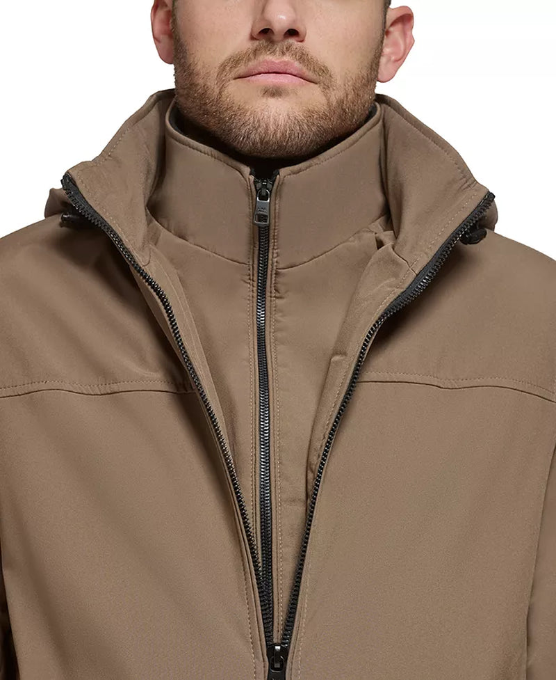 Mens Infinite Stretch Jacket with Polar Fleece Lined Bib