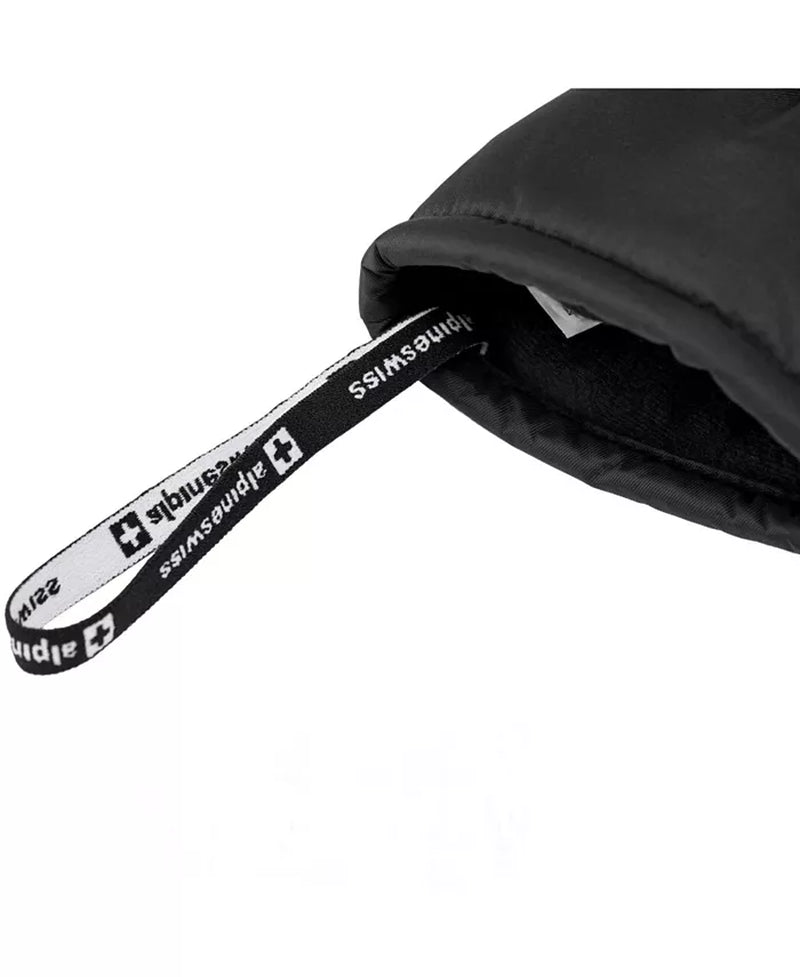 Men'S Waterproof Snow Gloves Zipper Pockets Winter Sport Mittens